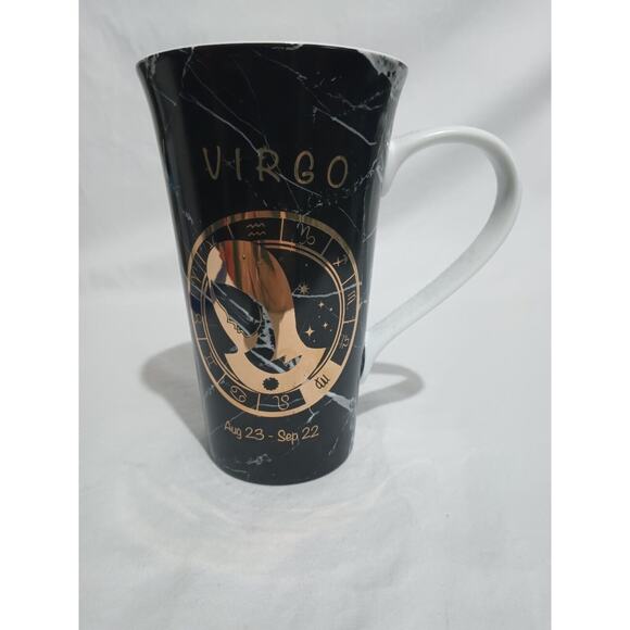 Designer's Choice By Coventry Zodiac Emblem Virgo 6-in Tall Porcelain Coffee Mug - Picture 3 of 7